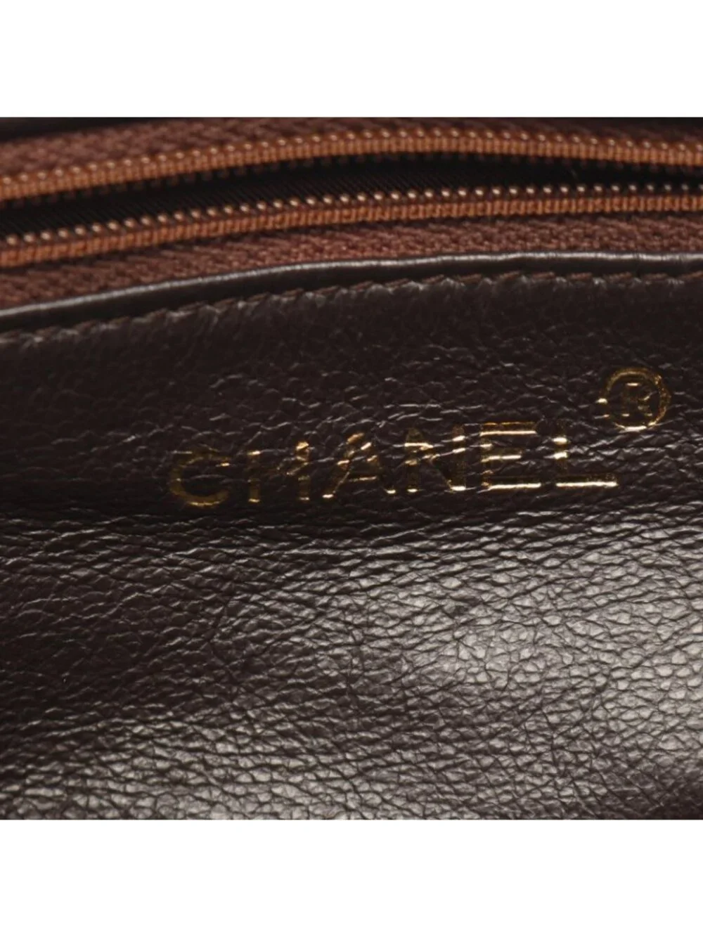 Chanel Shoulder Bag Quilted Dark Brown Suede